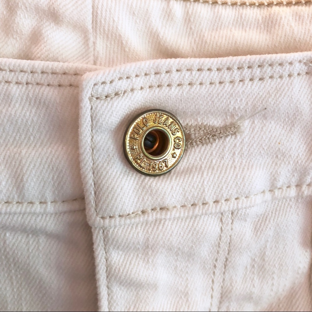 Polo Jeans Ralph Lauren | White Denim Shorts - Picture 6 of 6